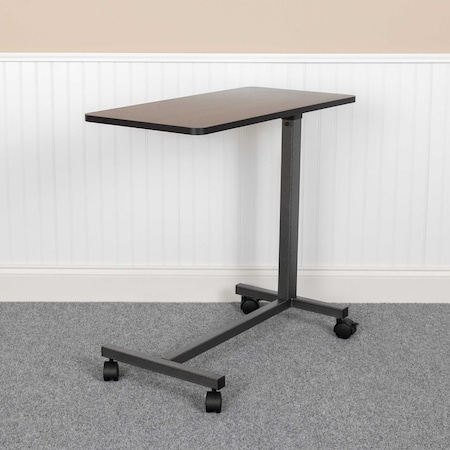 Flash Furniture Rectangle 30" W, 15" L, 44.75" H, Engineered Wood, Wood Grain NAN-LT-28-D-OAK-GG